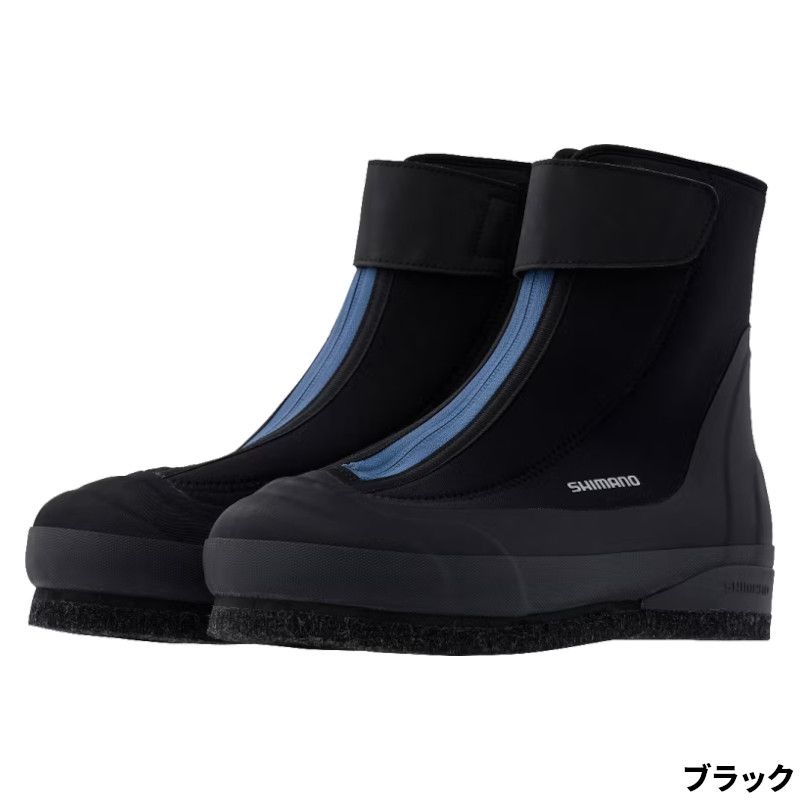 シマノ 鮎GAME ウェットシューズ カットピンフェルト 中丸 26.0cm ブラック FS-04YX