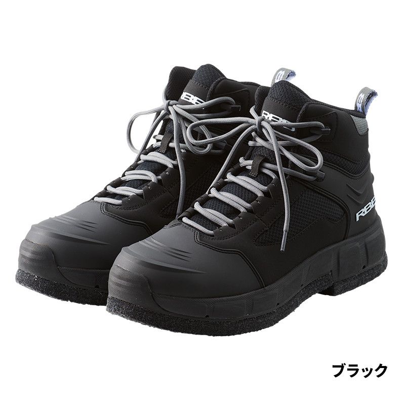 双進 フットウェア RBB ロックショアフェルトスパイクシューズTG 3L ブラック 7692
