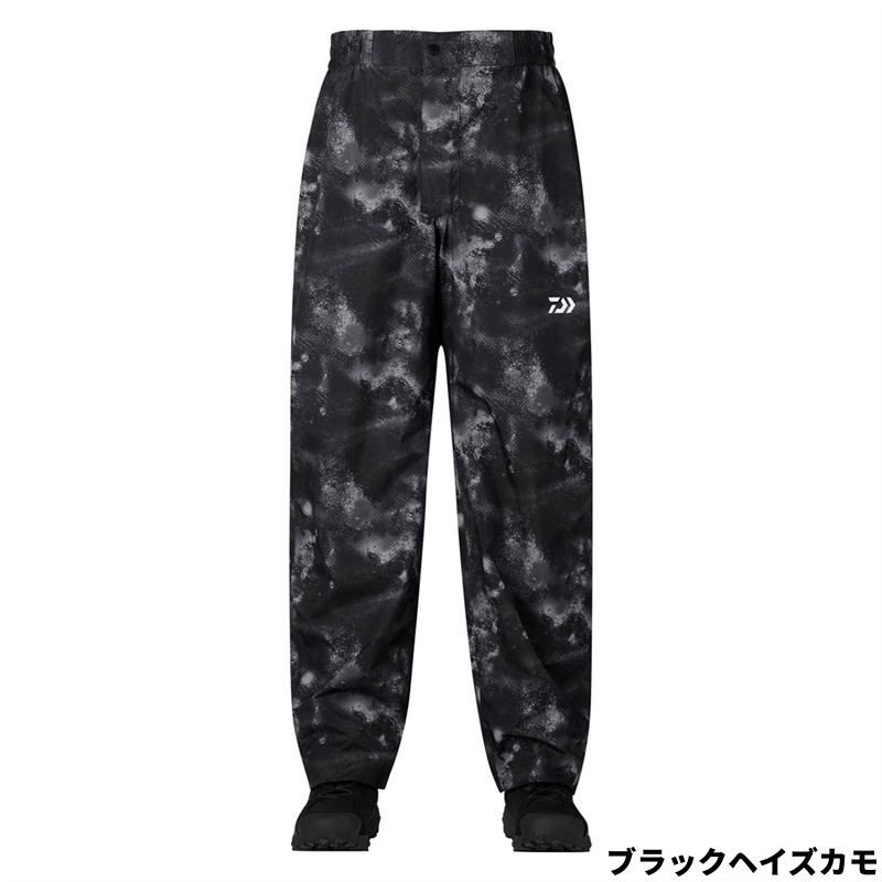 ダイワ ウェア DR-3625P RAINMAX レインパンツ L ブラックヘイズカモ