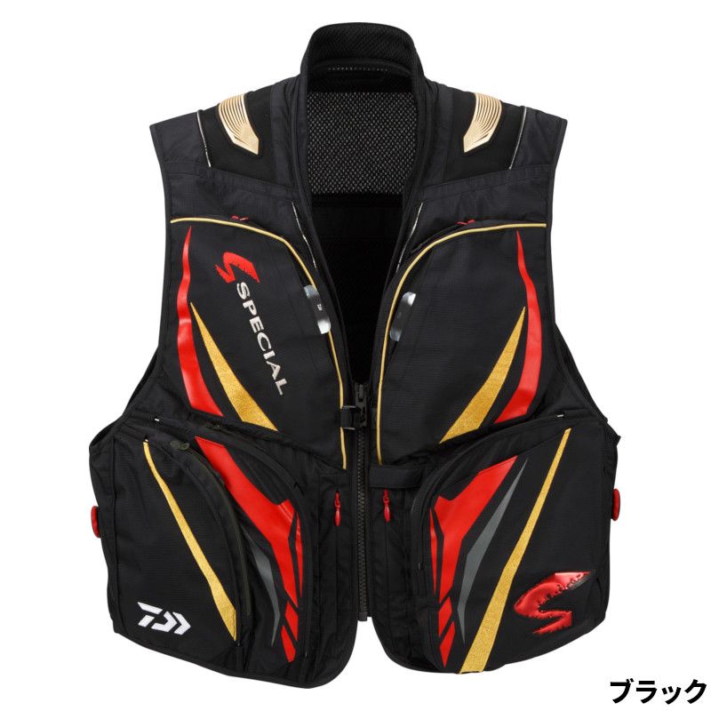 ダイワ ウェア DV-1025 スペシャル バリアテック ショートベスト XL ブラック