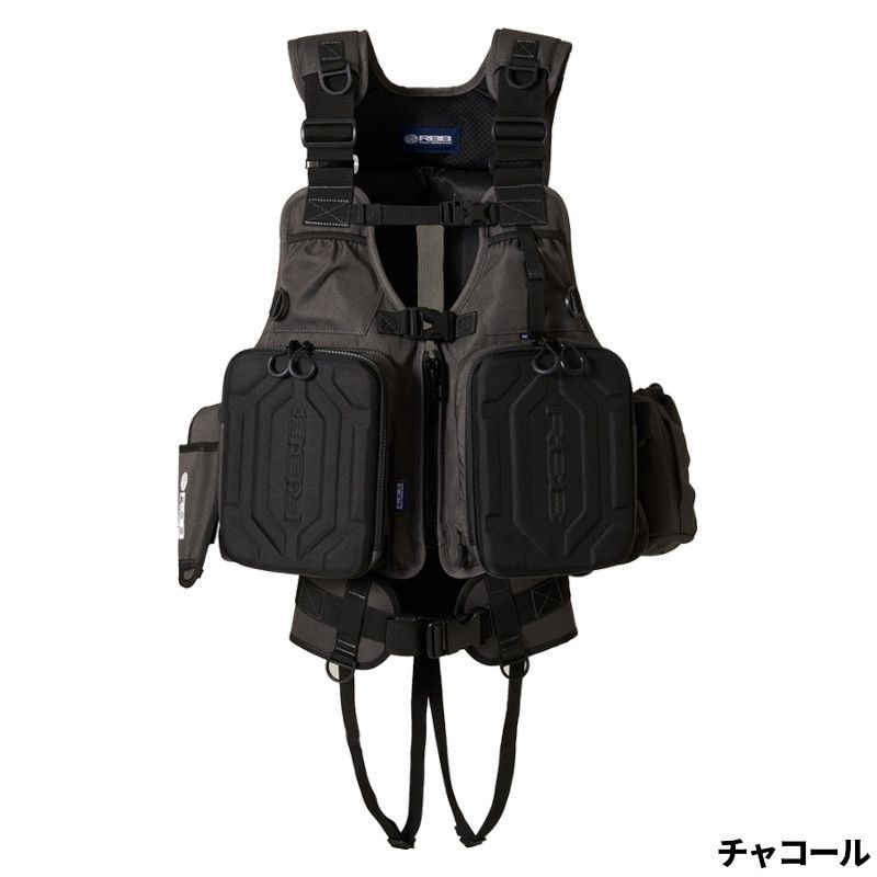 双進 ライフジャケット RBB ウェーディングベスト25LIMITED フリー チャコール 7760