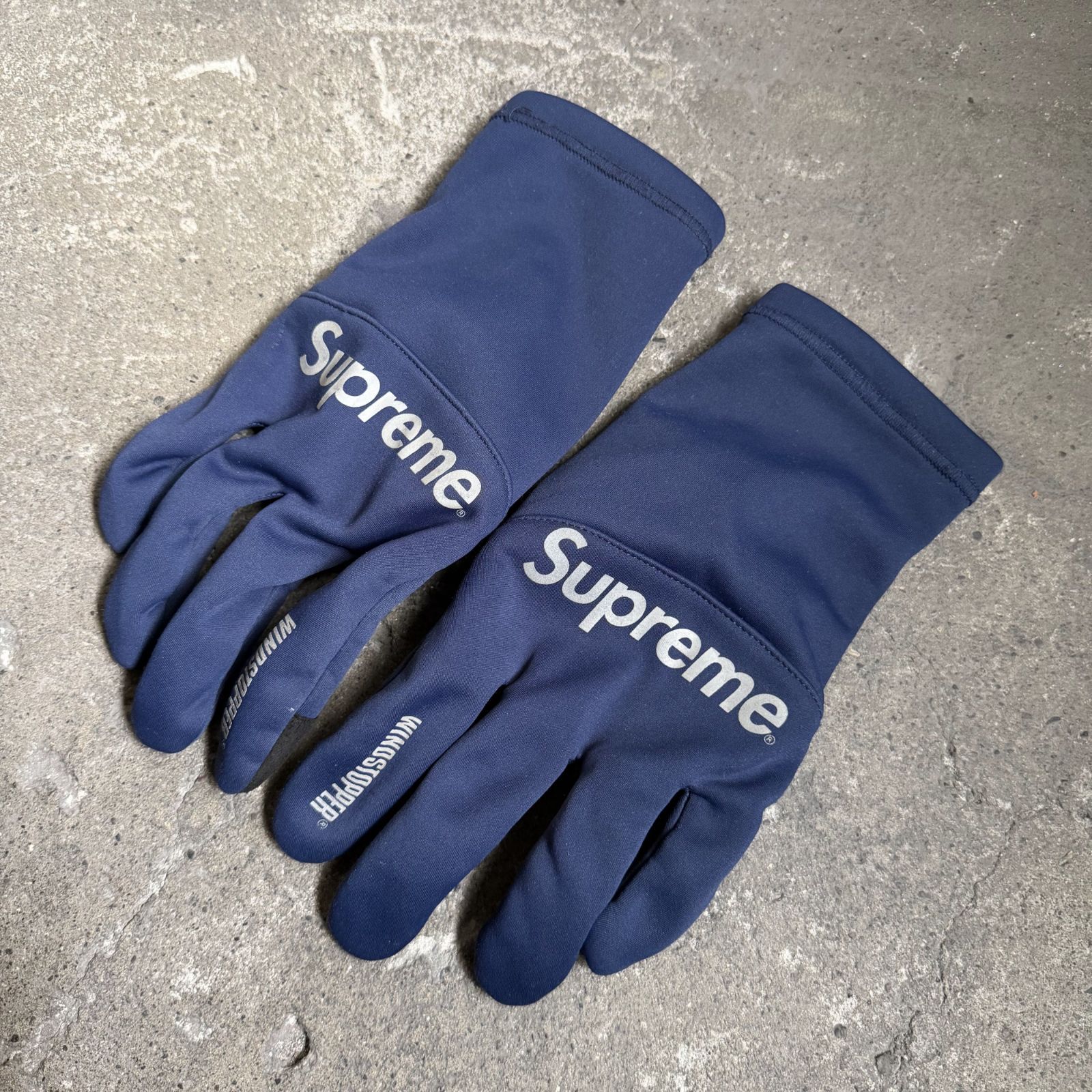 Supreme 21aw WINDSTOPPER® Gloves ネイビー シュプリーム ウインド