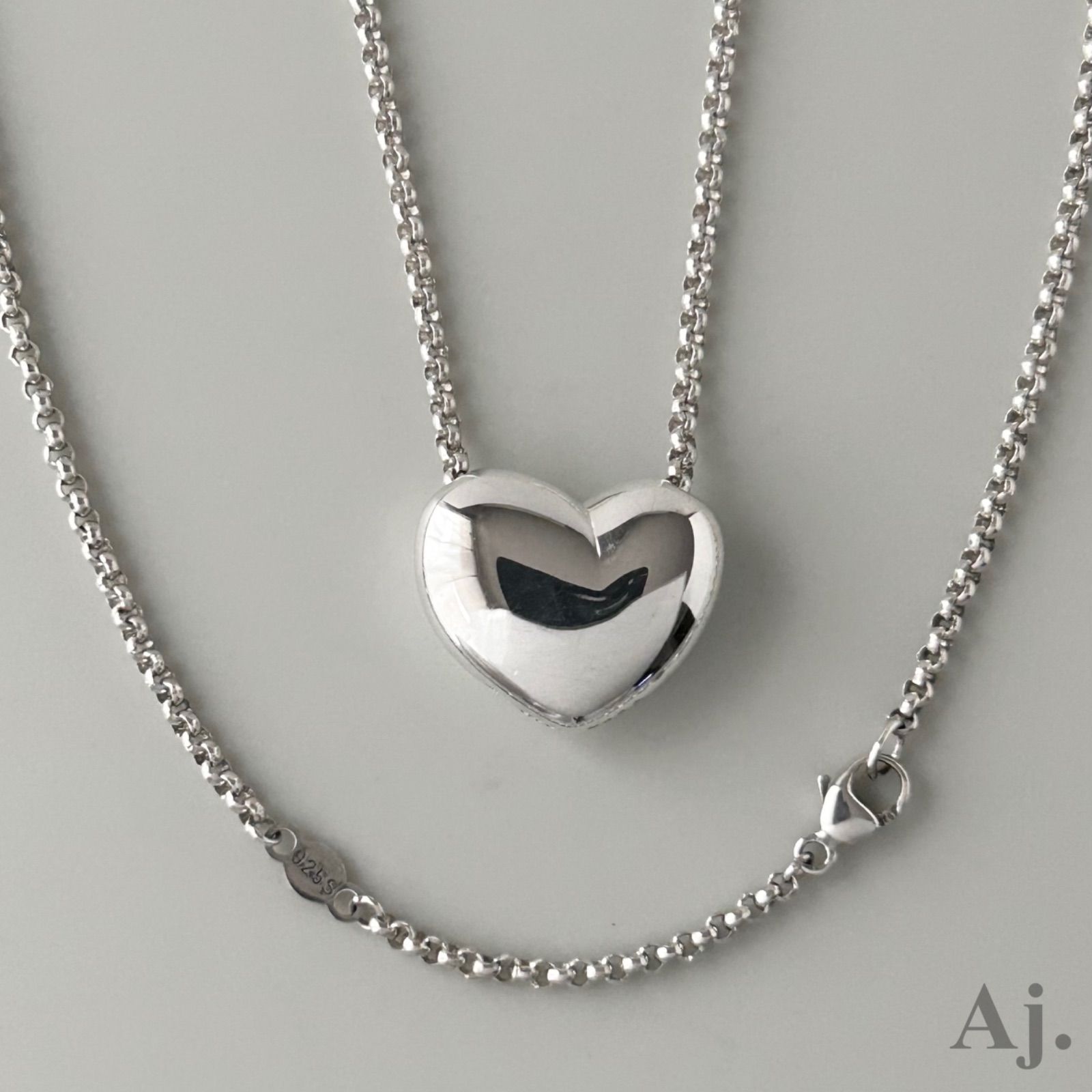ジョージジェンセン ネックレス ペンダント アーティスト ハート 2009 AG925 Regitze Overgaard Georg Jensen