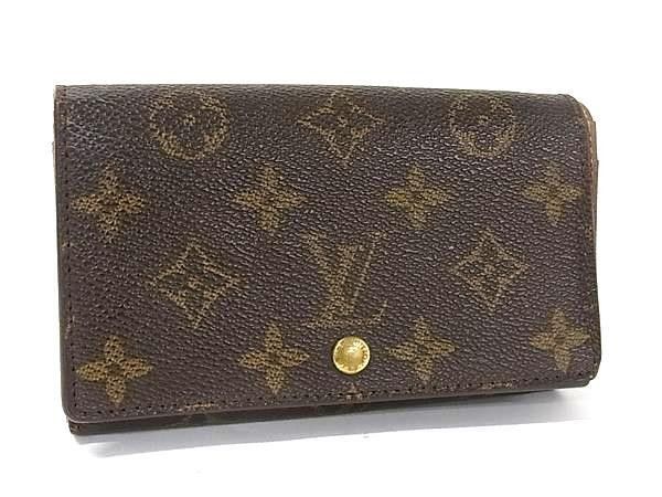 LOUIS VUITTON ルイヴィトン 二つ折り財布 ポルトフォイユ トレゾール