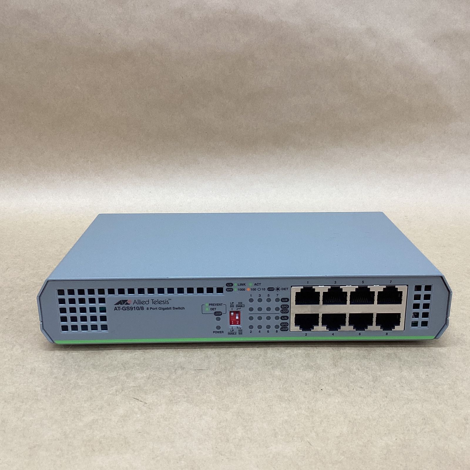 動作確認済 Allied Telesis AT-GS910 8 ギガビット8ポート LANハブ - メルカリ