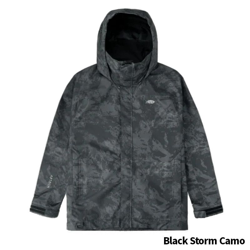 ウェア AFTCO(アフコ) Men’s Hydro Jacket MJ61 L(USサイズ-M) Black Storm Camo