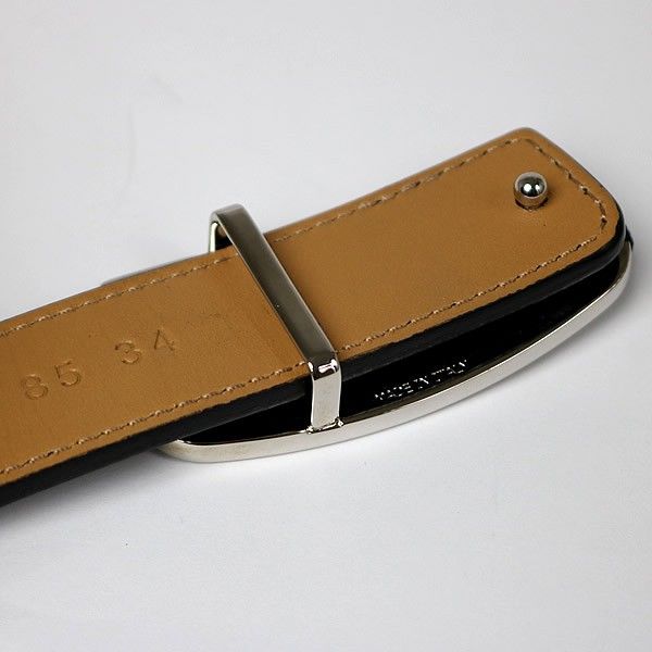Berluti 銀座店 ベルルッティ 美品 レザーベルト メンズ 85cm ブラウン