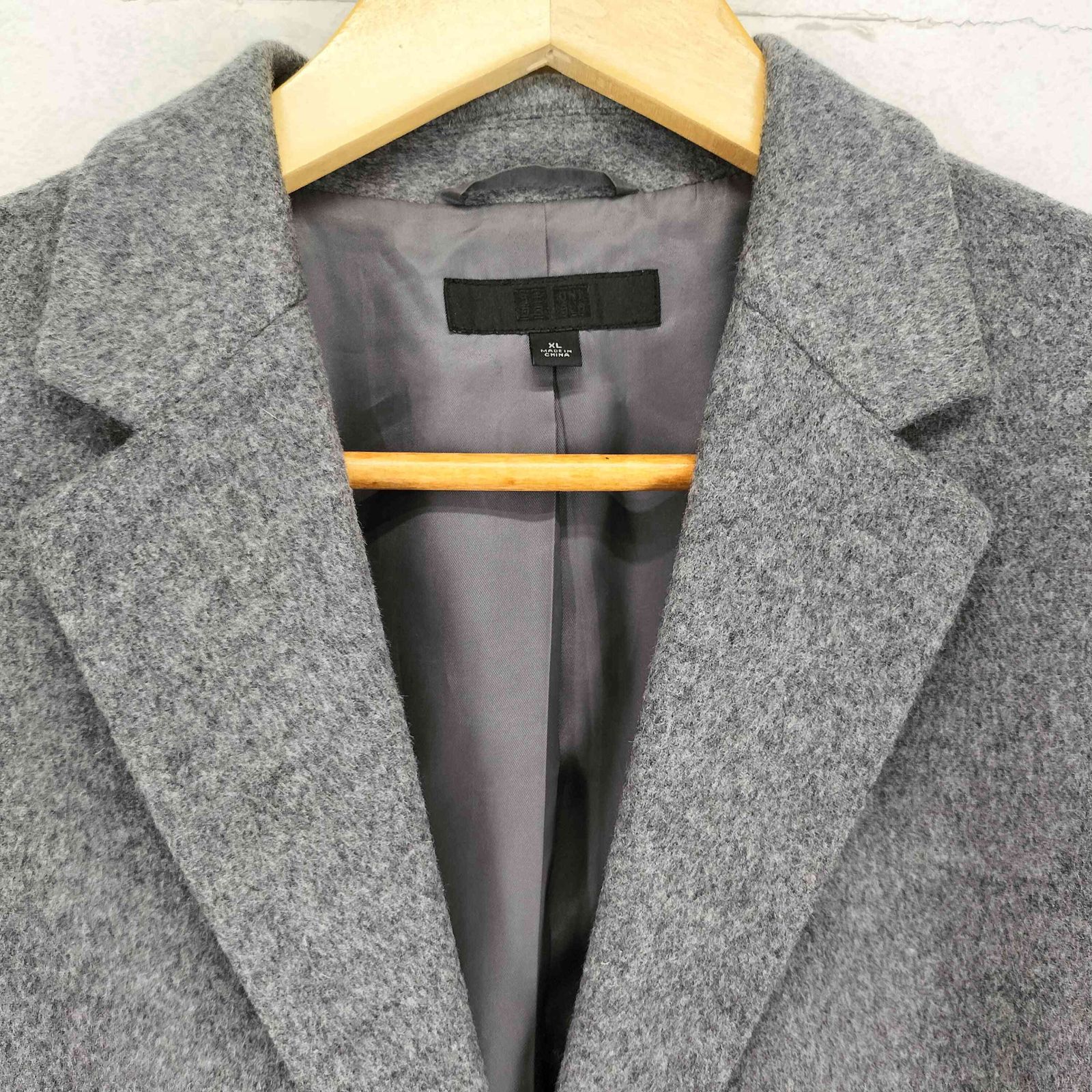 ユニクロ UNIQLO CASHMERE＆WOOL カシミヤ混 チェスターコート 