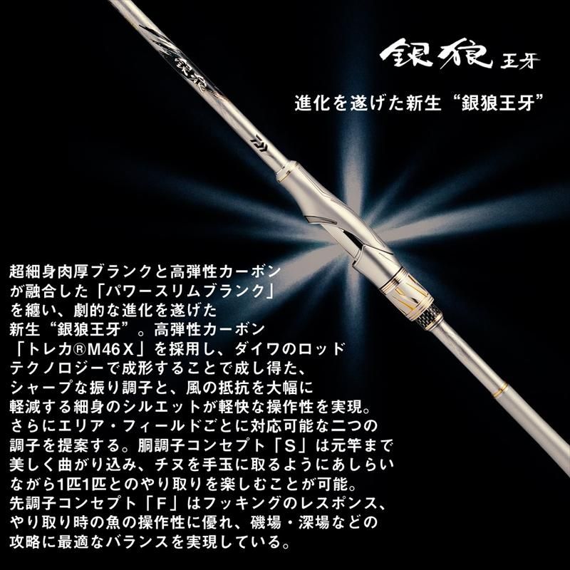 ダイワ 磯竿 26 銀狼王牙 S 1-53 - メルカリ