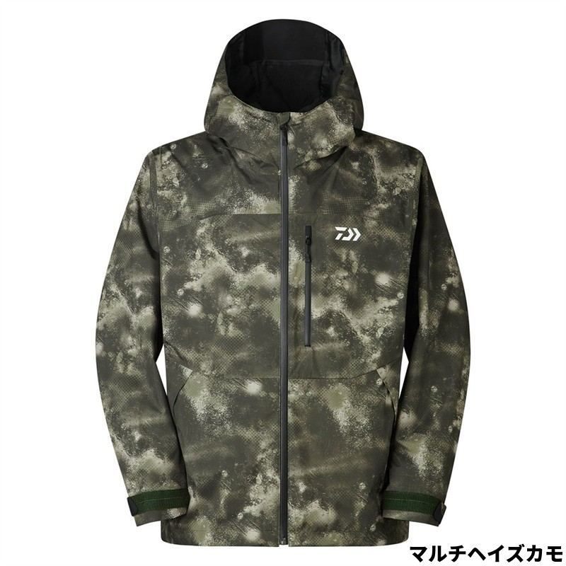 ダイワ ウェア DR-3625J RAINMAX レインジャケット 2XL マルチヘイズカモ