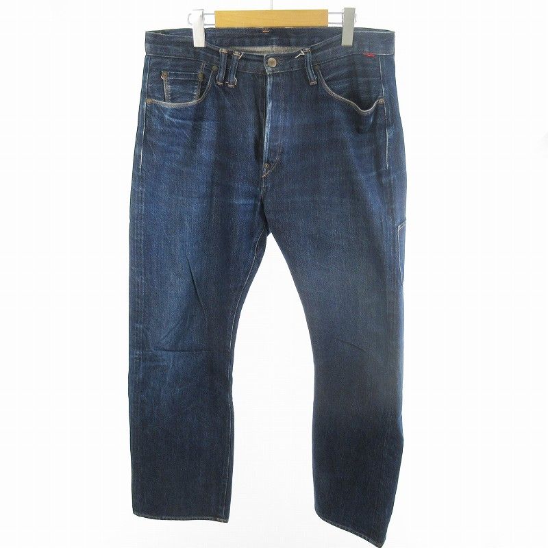 アナクロノーム anachronorm デニムパンツ ジーンズ Ｇパン ワーク ぺインター シンチバック ポケット No262 インディゴ 紺 ボトムス コットン