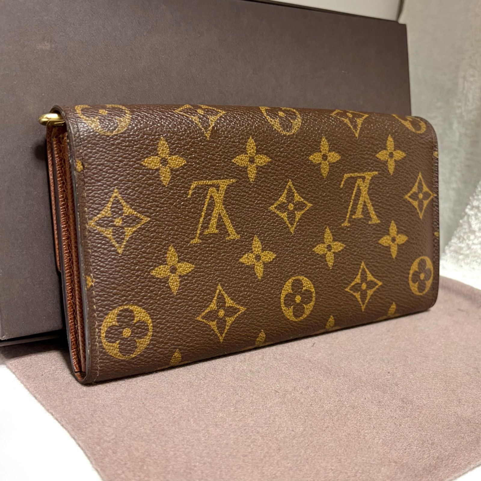 d33 ポルトフォイユ サラ 旧型 Louis Vuitton ルイ ヴィトン 2つ 折り 