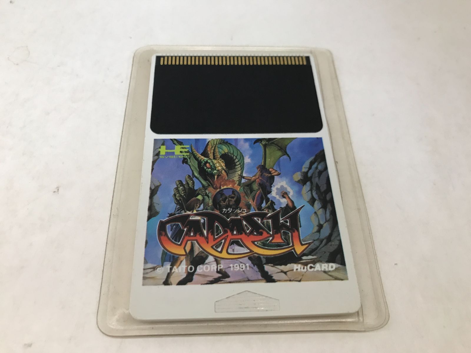 カメ】【PCエンジン】ソフトのみ カダッシュ HuCARD タイトー 111