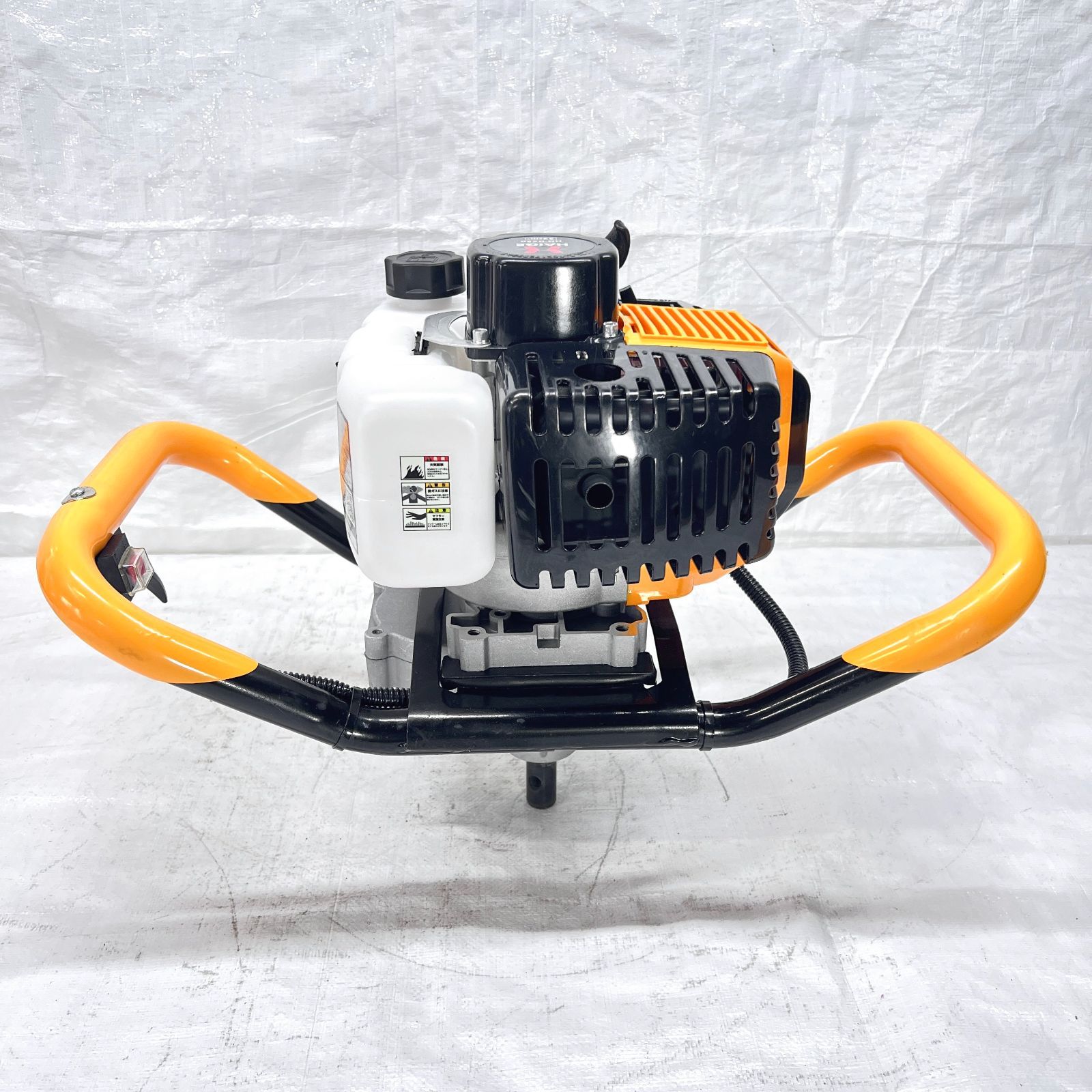 【中古品】【お買い得！】 穴掘り機 アースオーガー エンジンオーガー 52cc 2.2馬力 2サイクル 穴掘り 穴掘り器 HG-DZ50 本体のみ 【1716-3】
