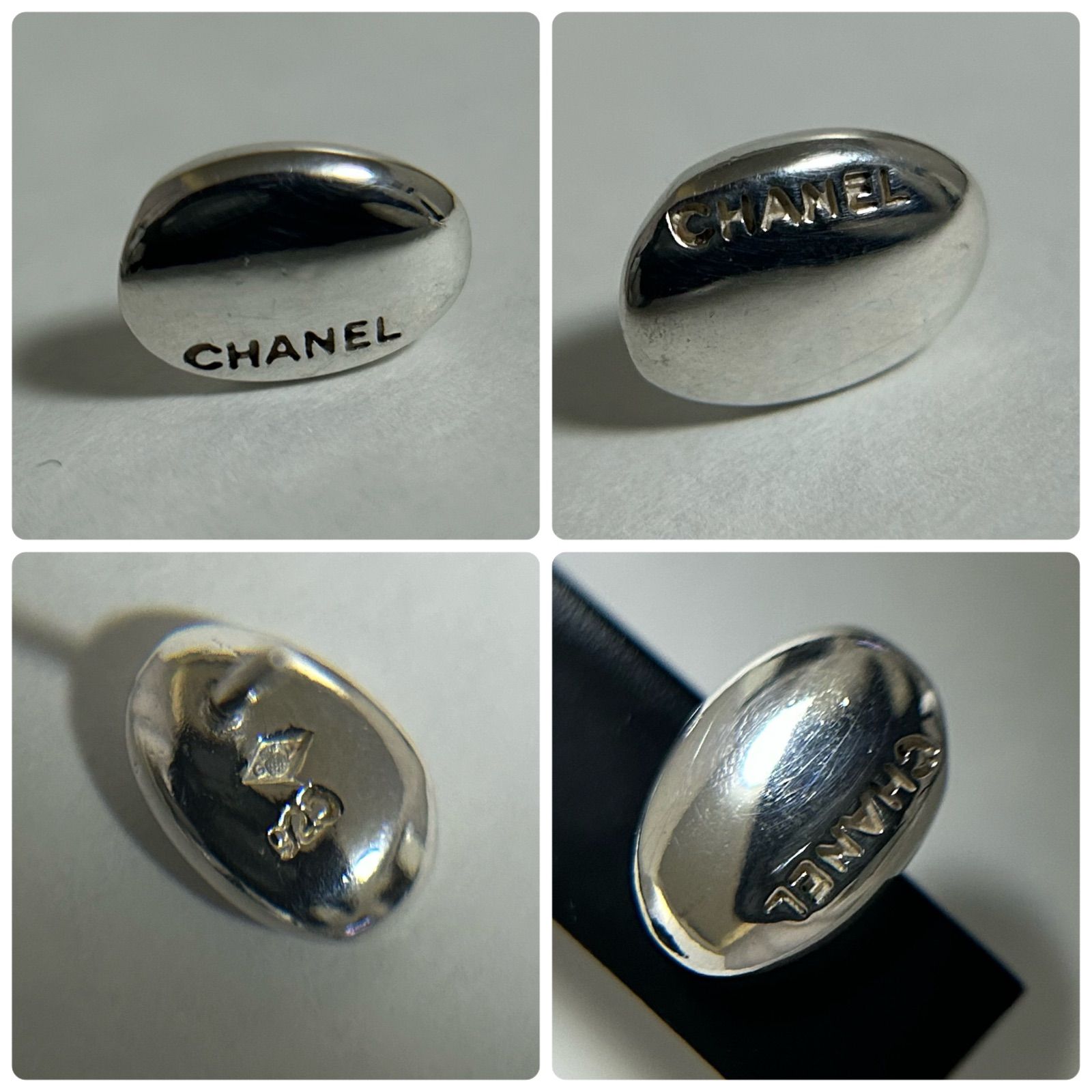 シャネル ピアス ビーン Ag925 ヴィンテージ CHANEL - メルカリ