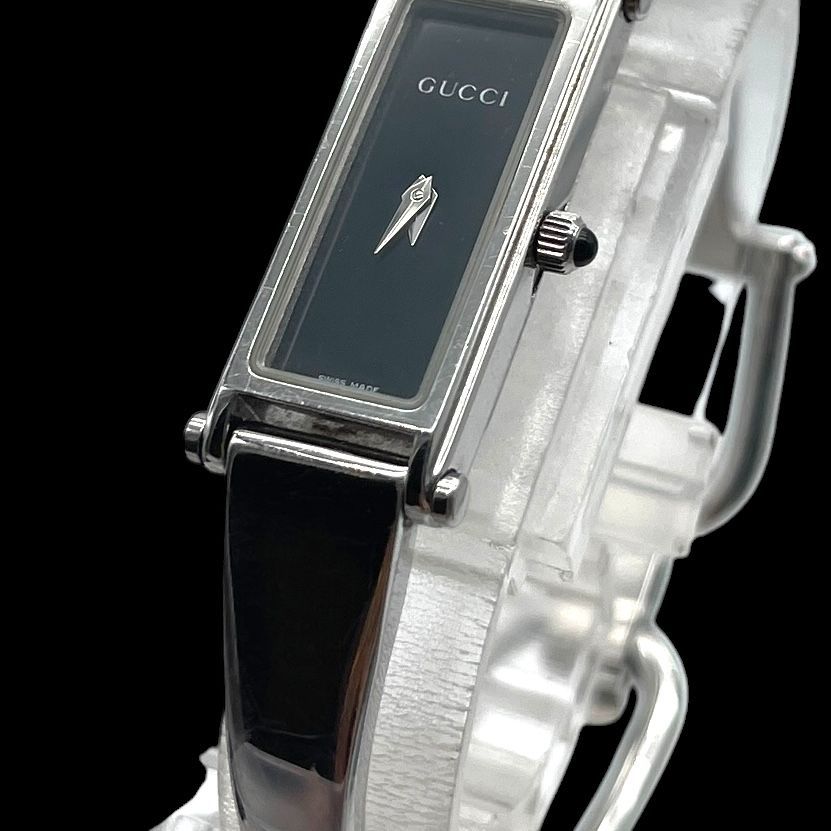 新品電池 稼働品 GUCCI グッチ レディース腕時計 1500L クォーツQZ 2針