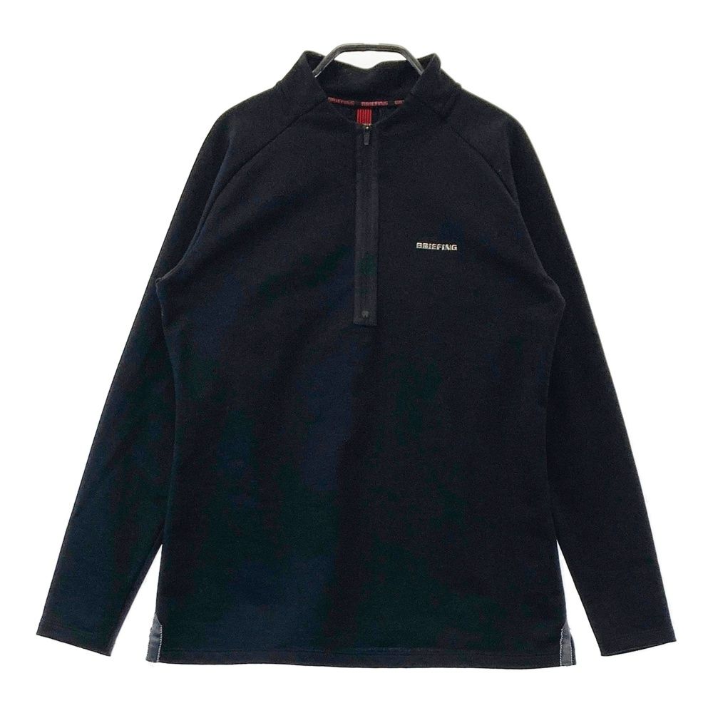 サイズ：S BRIEFING GOLF ブリーフィング ハーフジップ 長袖Tシャツ 