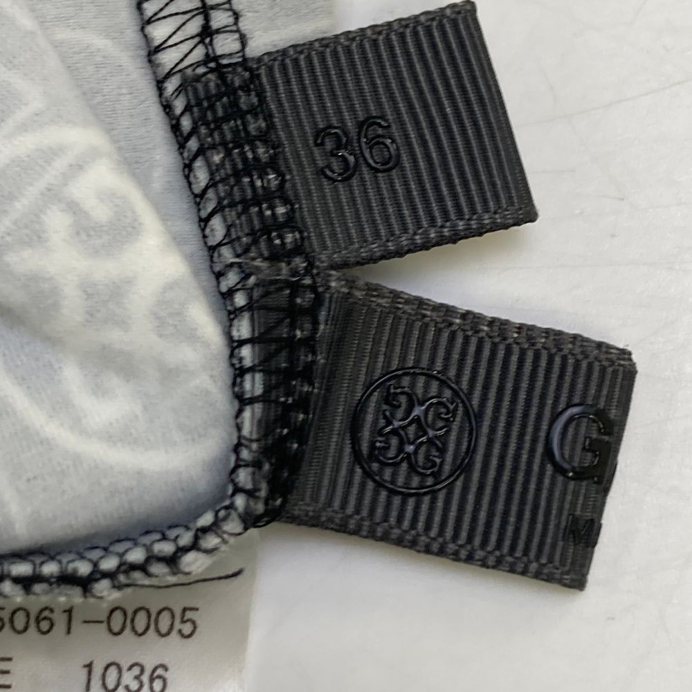 サイズ：36 G/FORE ジーフォア ハイネック 長袖Tシャツ ロゴ 総柄
