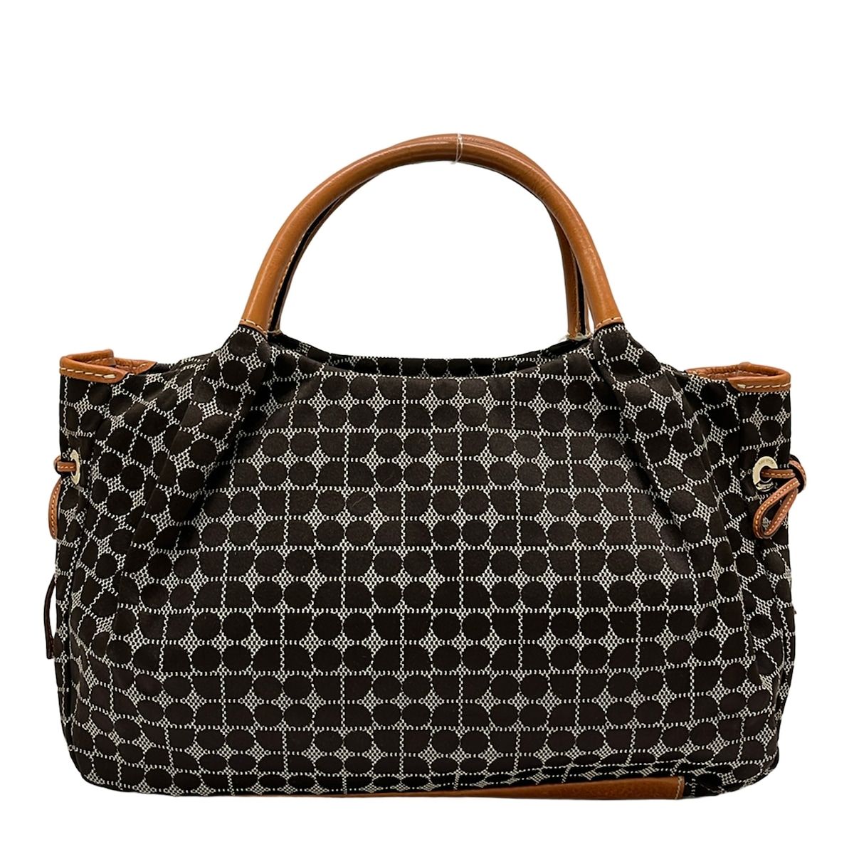 Kate spade(ケイトスペード) トートバッグ - ダークブラウン×白×マルチ 