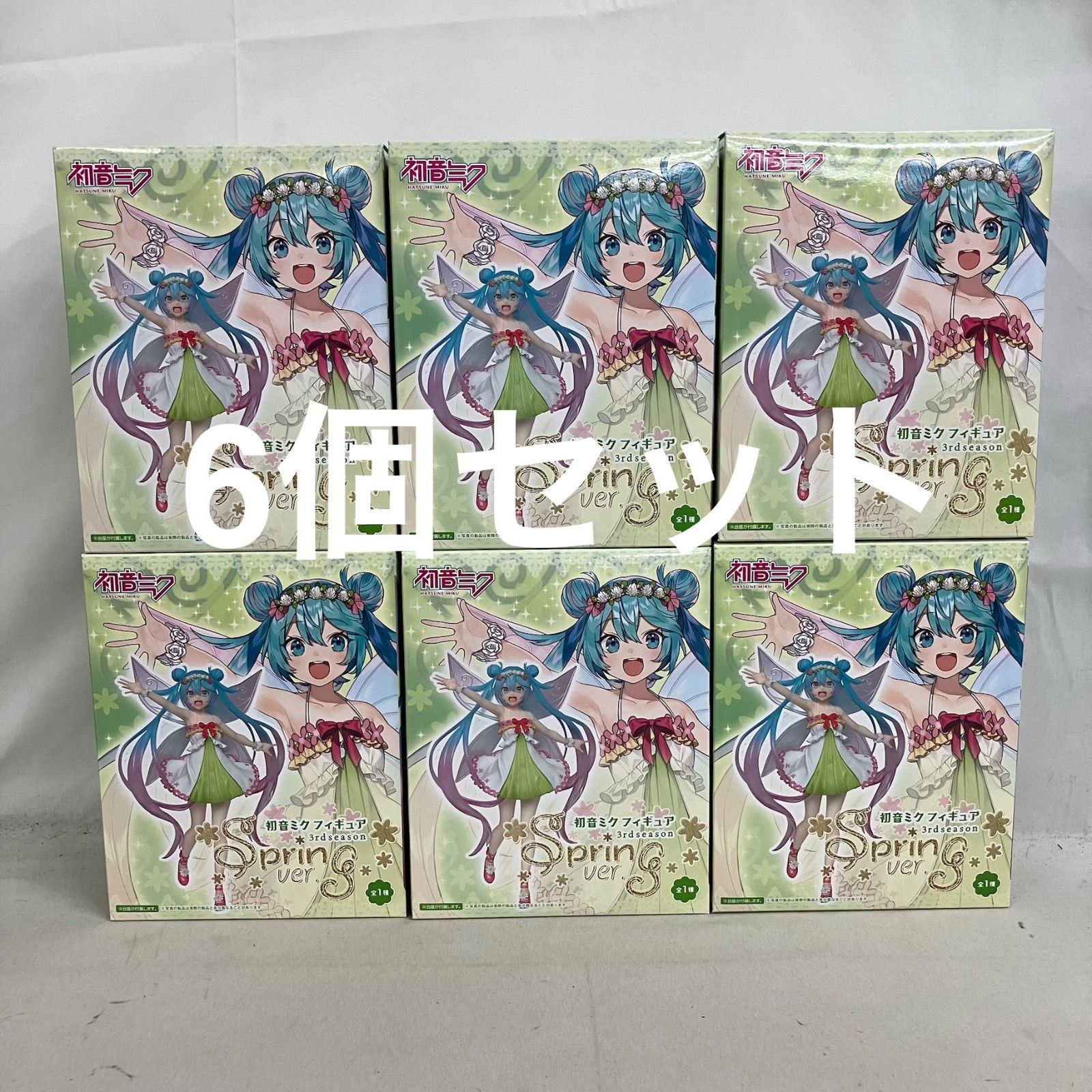 未開封 初音ミク 3rd season 初音ミク Spring フィギュア 6個セット SF5E55 c107