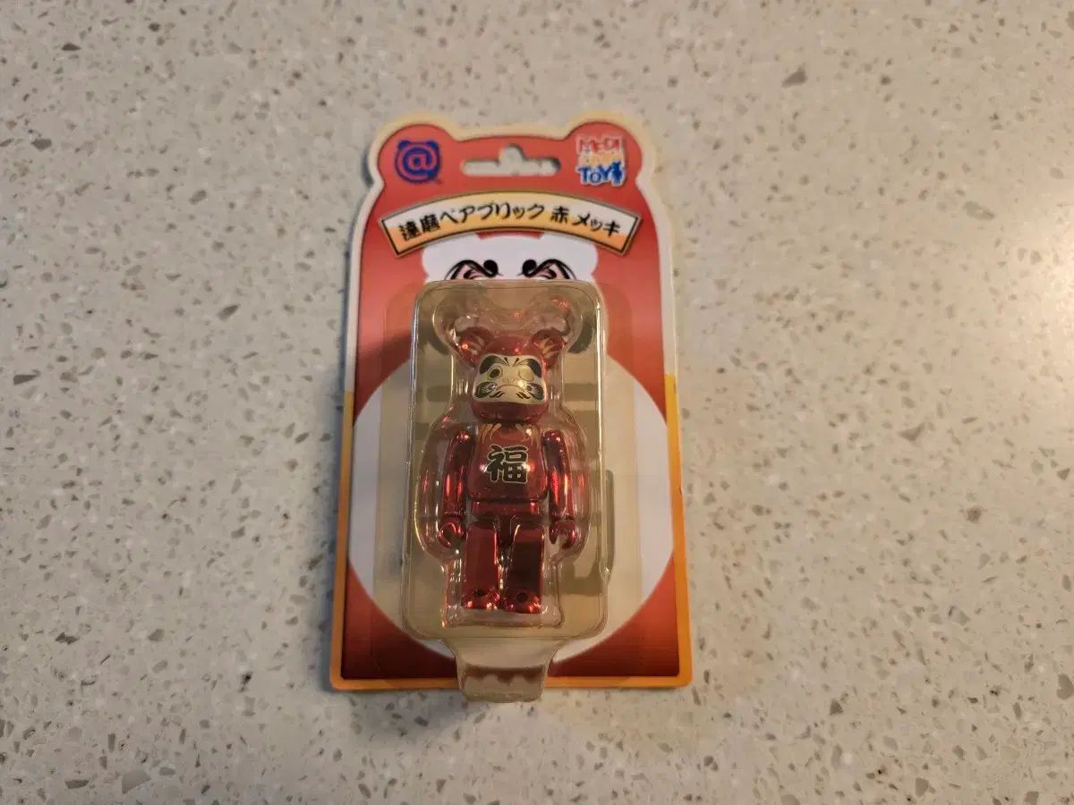BE@RBRICK(ベアブリック) 福だるま レッド クロム 未開封 新品