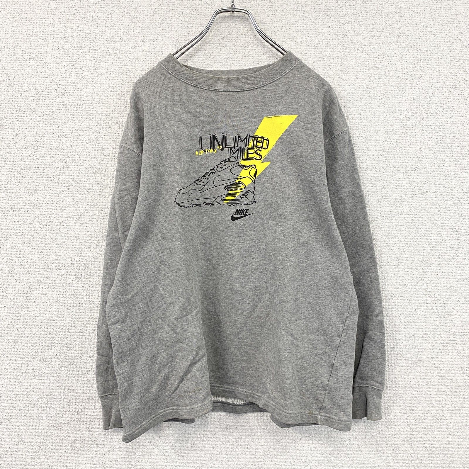 NIKE ナイキ スウェット/トレーナー グレー Lサイズ 古着 - メルカリ