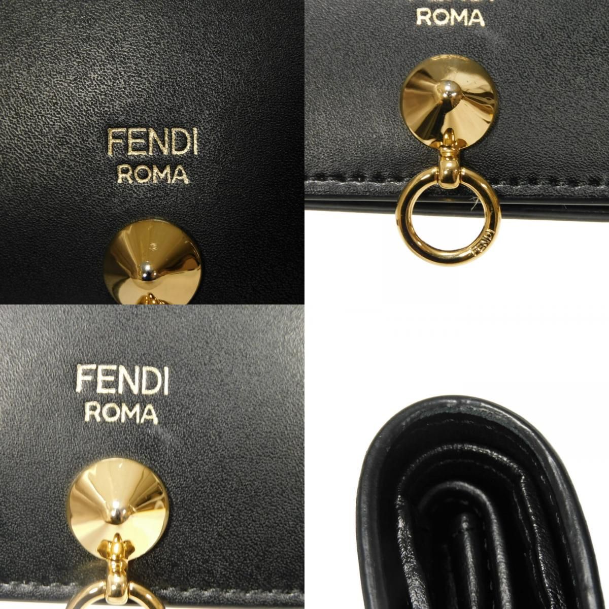 FENDI フェンディ バイ ザ ウェイ スモール ウォレット スタッズ