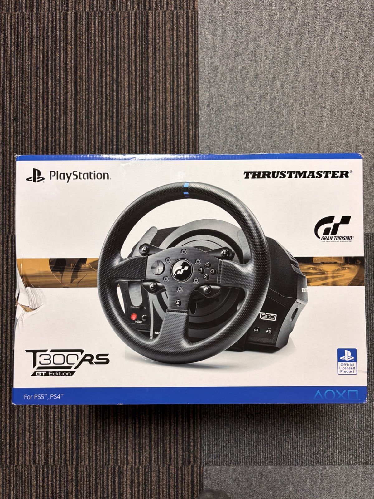 【箱破損のため格安】Thrustmaster T300RS GT Edition レーシングホイール PS5/PS4/PC対応