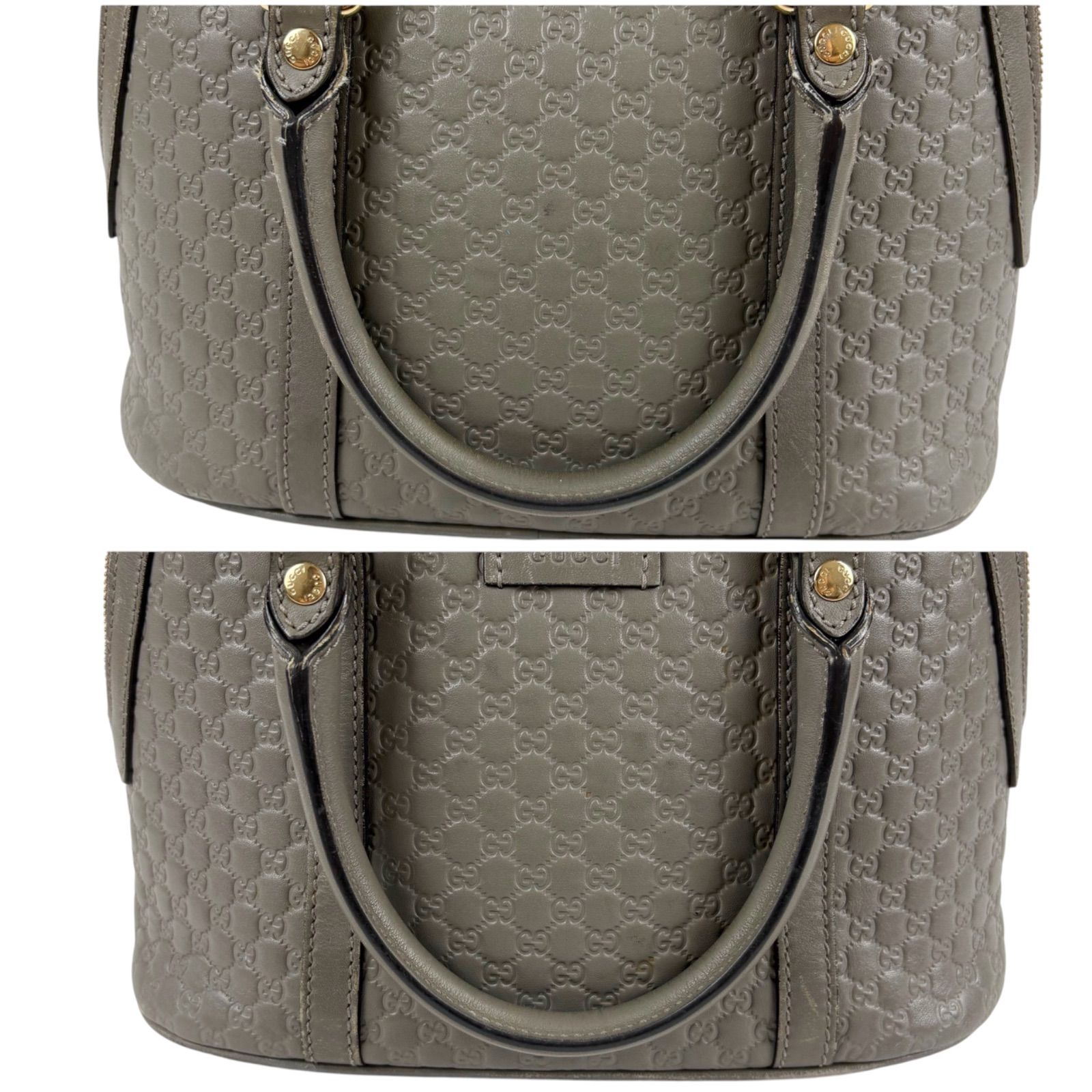 グッチ GUCCI マイクログッチシマレザー ハンドバッグ ショルダー 