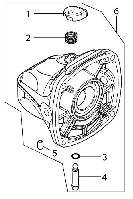 マキタ makita 40Vmax 125㎜ 充電式ディスクグラインダ GA053GZ 用 ギヤハウジングセット品 136988-9 グラインダ 部品 修理 パーツ 研磨