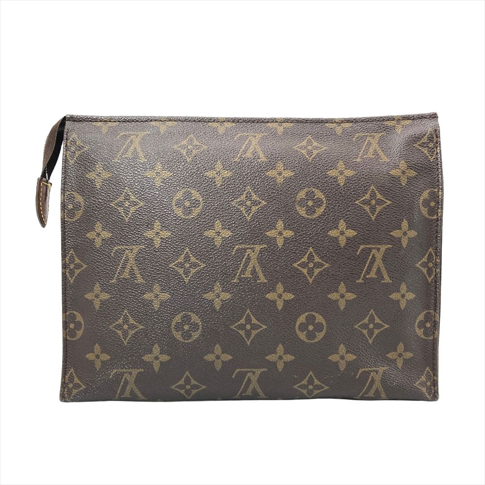 ルイヴィトン LOUIS VUITTON トワレット26 ポシェット モノグラム キャンバス M47542 ブラウン TH1910【中古】