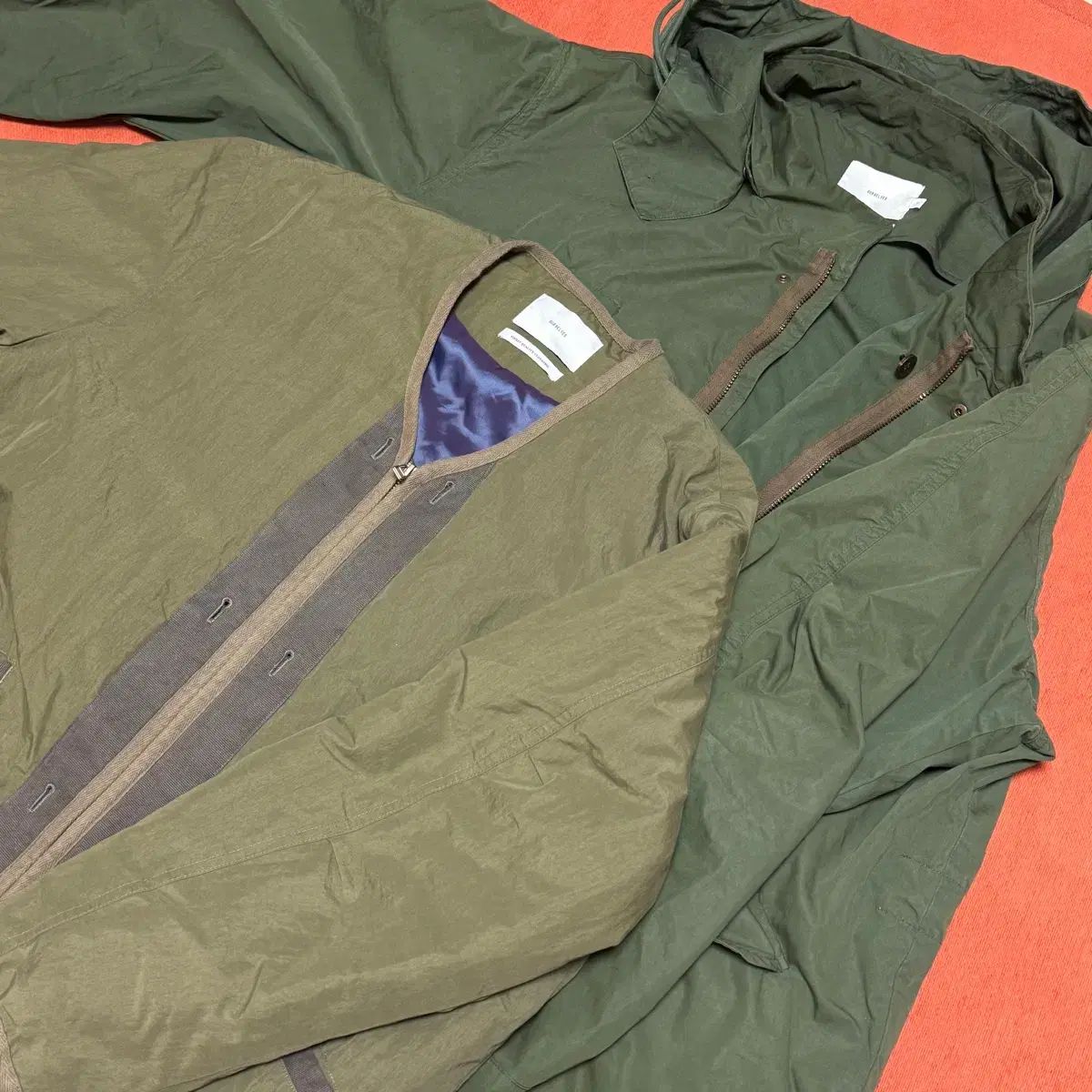 3)アワーセルブス 24fw ウール モッズコート ライナー セット /m65 フィッシュテールパーカー