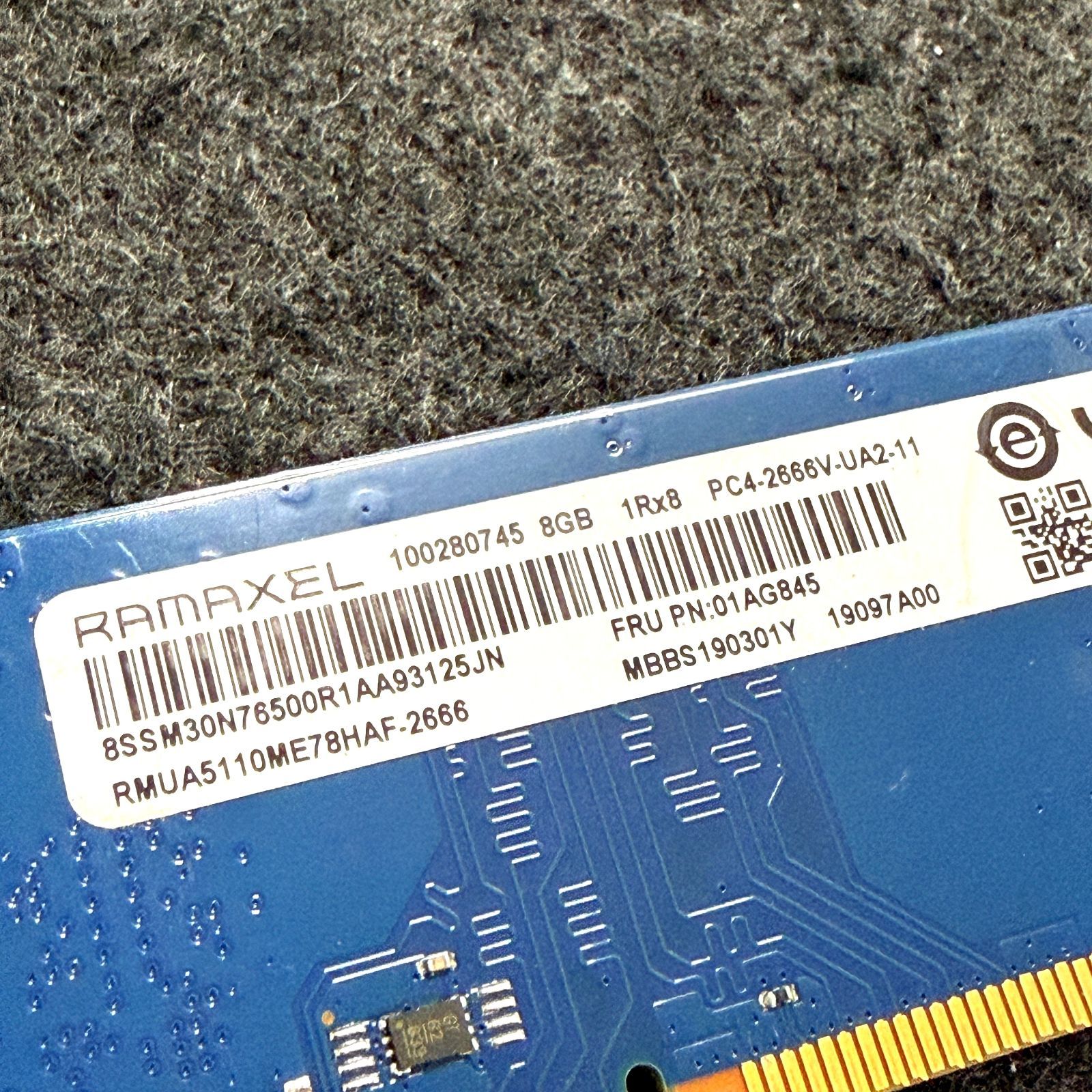 【動作確認済】RAMAXEL DDR4 8GB×2枚 2666MHz メモリ DDR4-2666 8GB*2枚 RAMAXEL 中古 - メルカリ