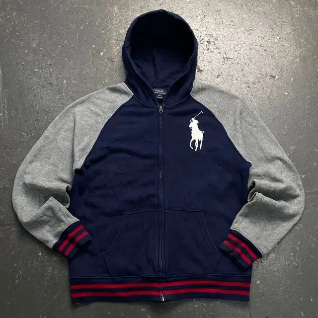 95 ポロ 新モデル ビックポニー フード ジップアップ