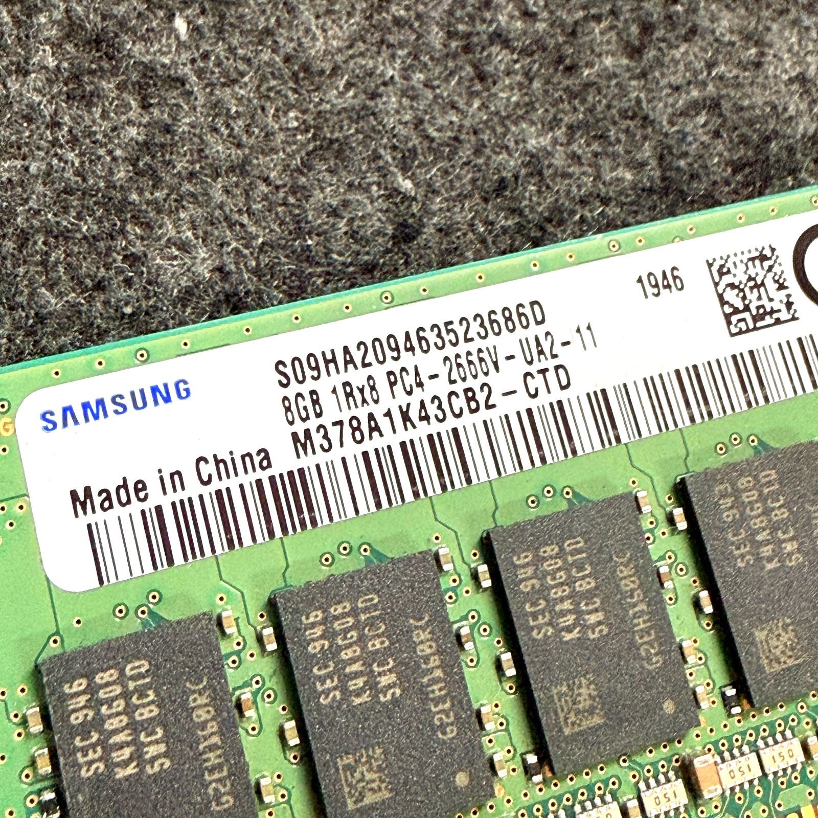 SAMSUNG DDR4 8GB PC4-21300 2666MHz - メルカリ