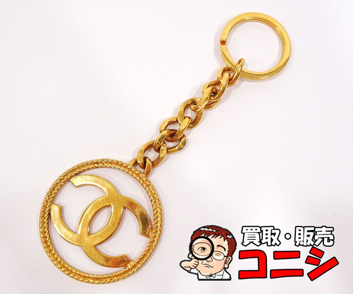 質コニシ】【CHANEL/シャネル】ラウンド ココマーク キーホルダー