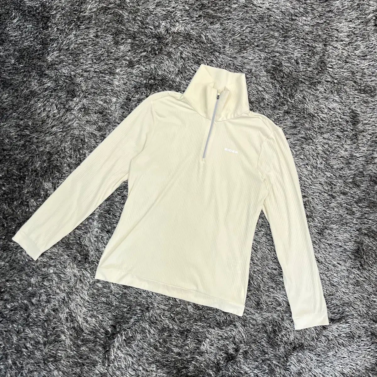 アイダー レディース ハーフネック 長袖 Tシャツ (M)