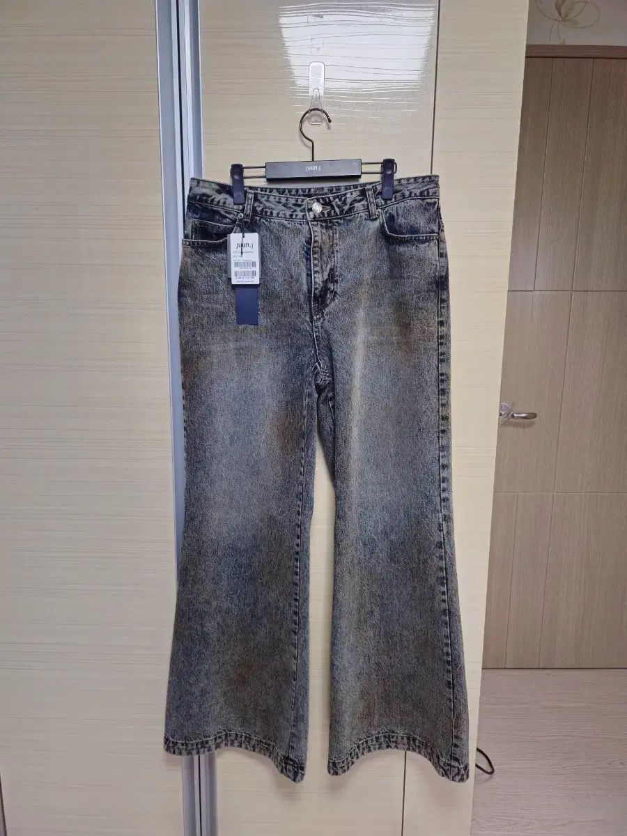 Juun.J ジュンジェイ オーバ렝스 ブーツカット デニム パンツ 50 サイズ
