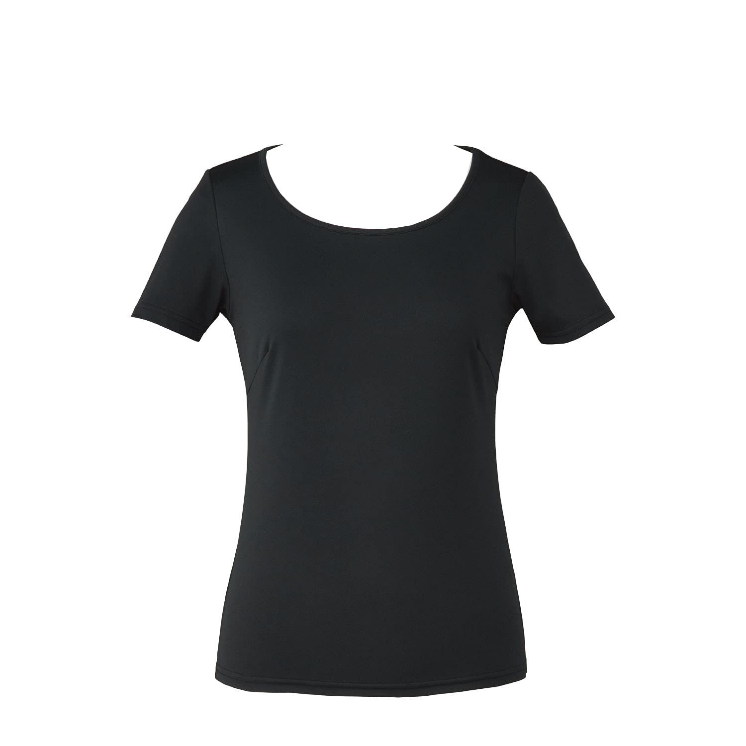 新品 [カーシーエンジョイ] ENJOYNoir EST082 NoirTOPSハンソデＴシャツ ブラック S