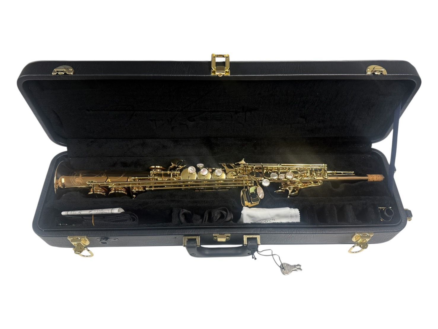 YANAGISAWA S-902 ソプラノサックス ブロンズブラス 美品 純正ケース付 ヤナギサワ 日本製