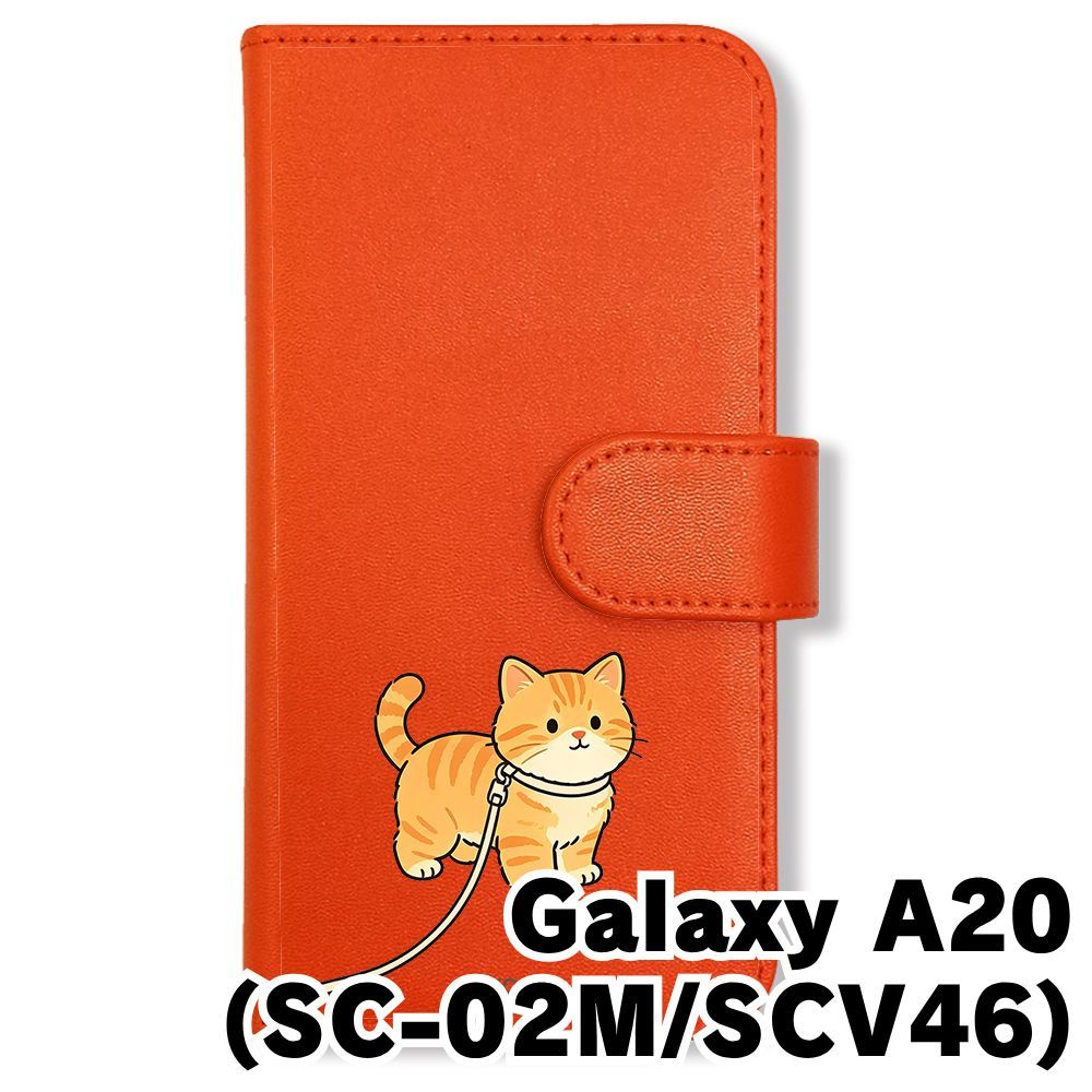 新品未使用】 SC-02M/SCV46/Galaxy A20 手帳型スマホ ケース (色