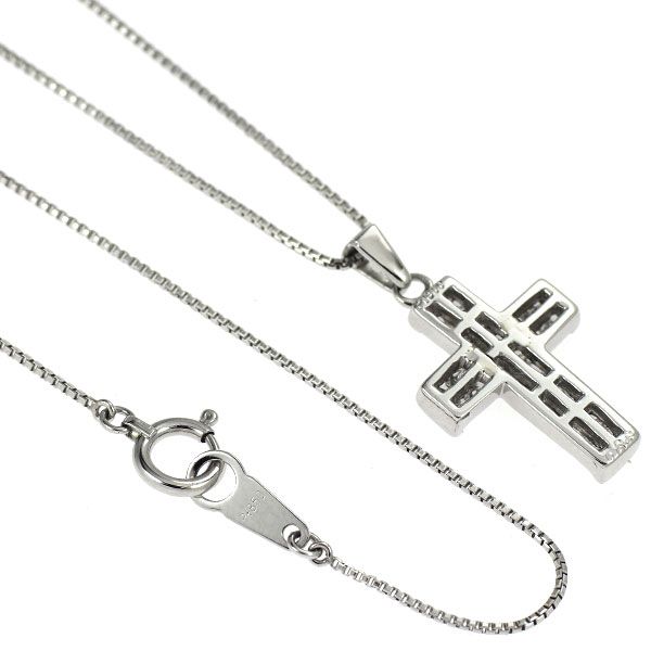 Pt900/ Pt850 ダイヤモンド ペンダントネックレス 0.65ct ミステリー