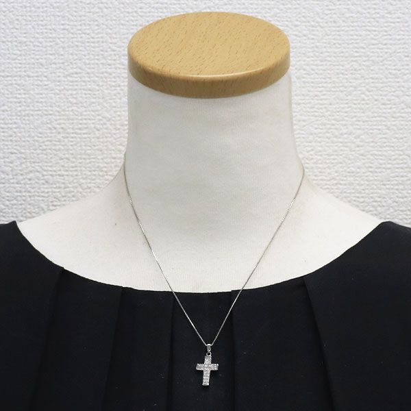 Pt900/ Pt850 ダイヤモンド ペンダントネックレス 0.65ct ミステリー