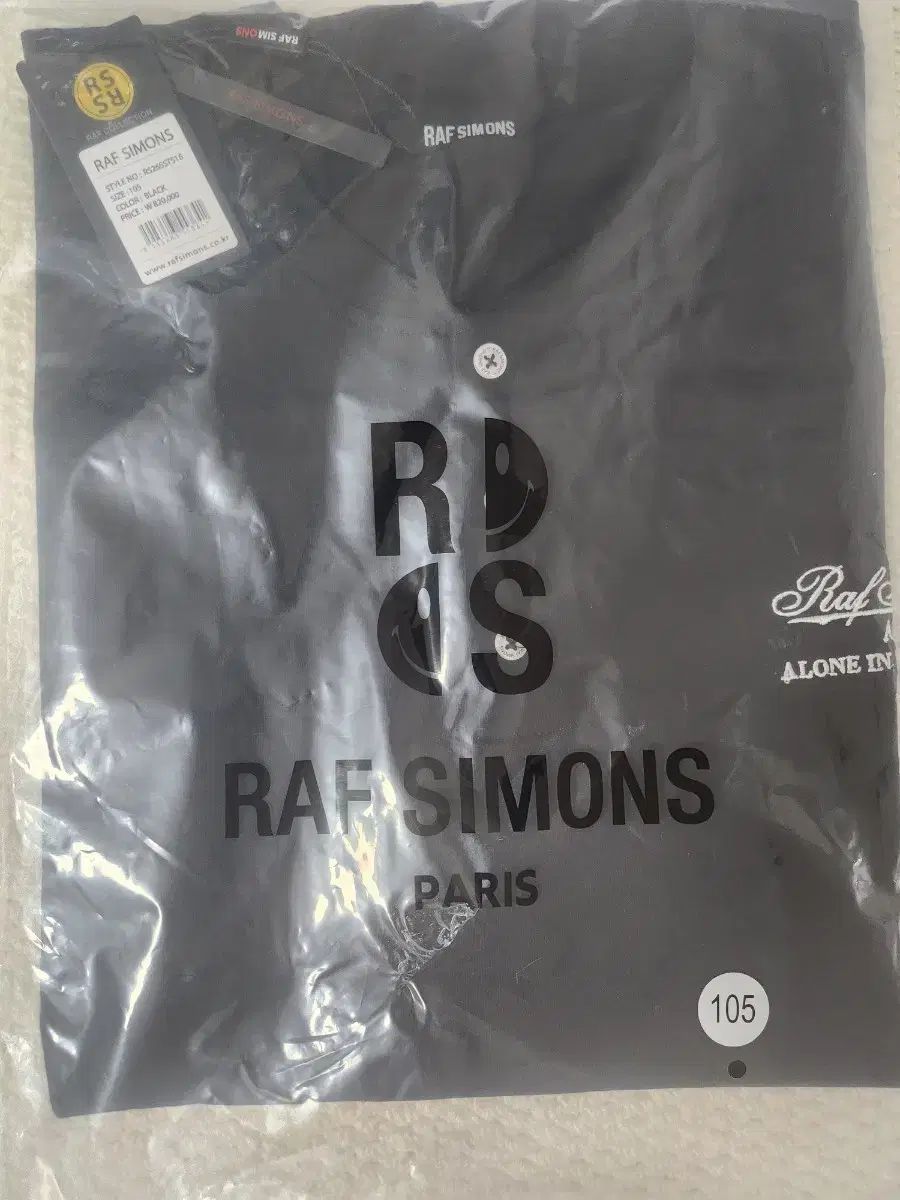 RAF SIMONS ラフ シモンズ ブラック 黒 半袖 Tシャツ 新品
