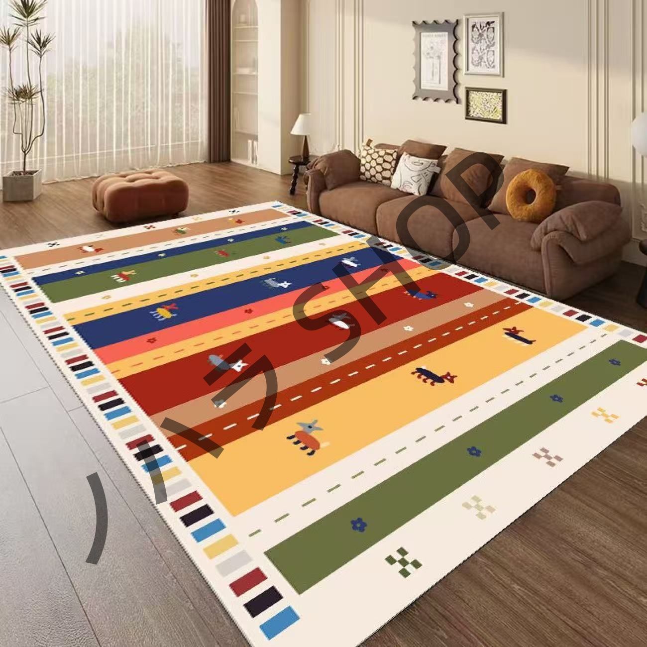 多機能使用/カーペット/200*300cm/滑り止め付き ラグマット ベッドルーム リビングルーム 寝室の部屋 /マット/カーペット #C172