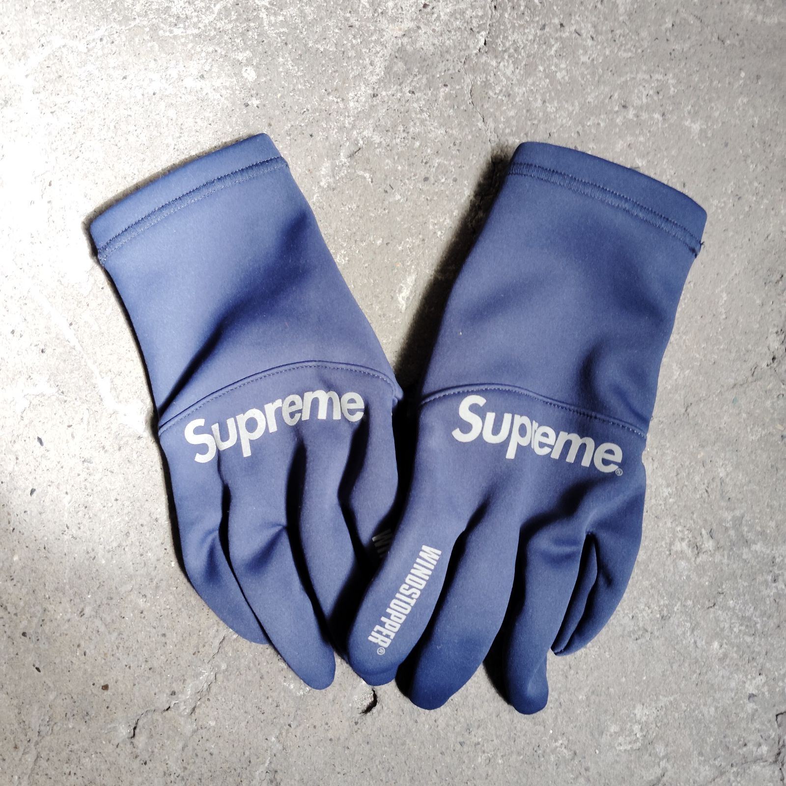 Supreme 21aw WINDSTOPPER Gloves Navy シュプリーム 2021aw ウィンド