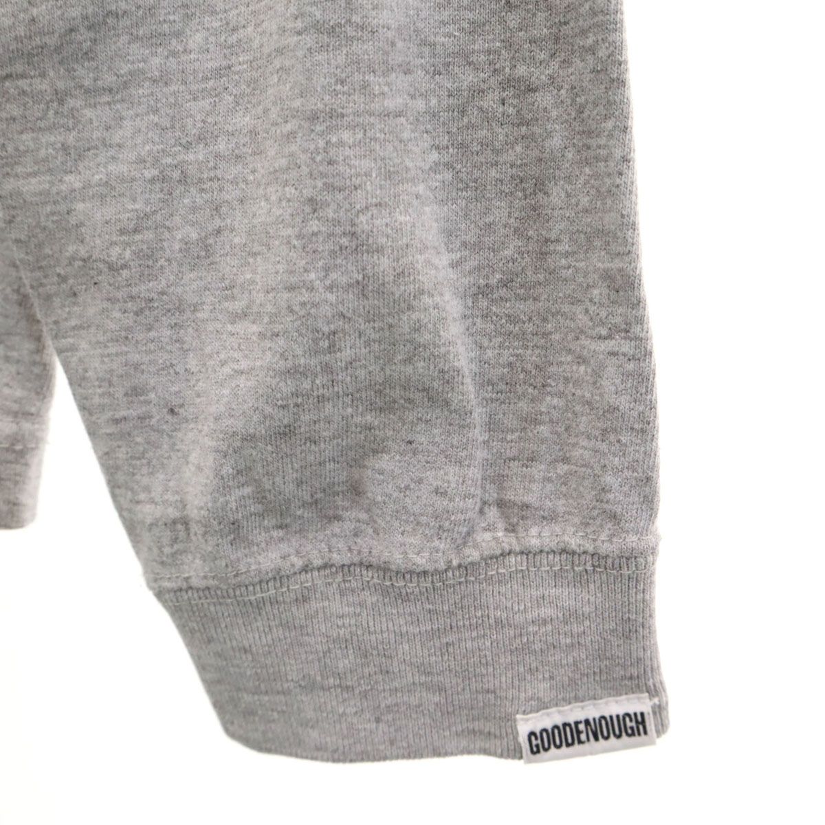 GOODENOUGH グッドイナフ 日本製 長袖 Tシャツ グレー ロンT メンズ 