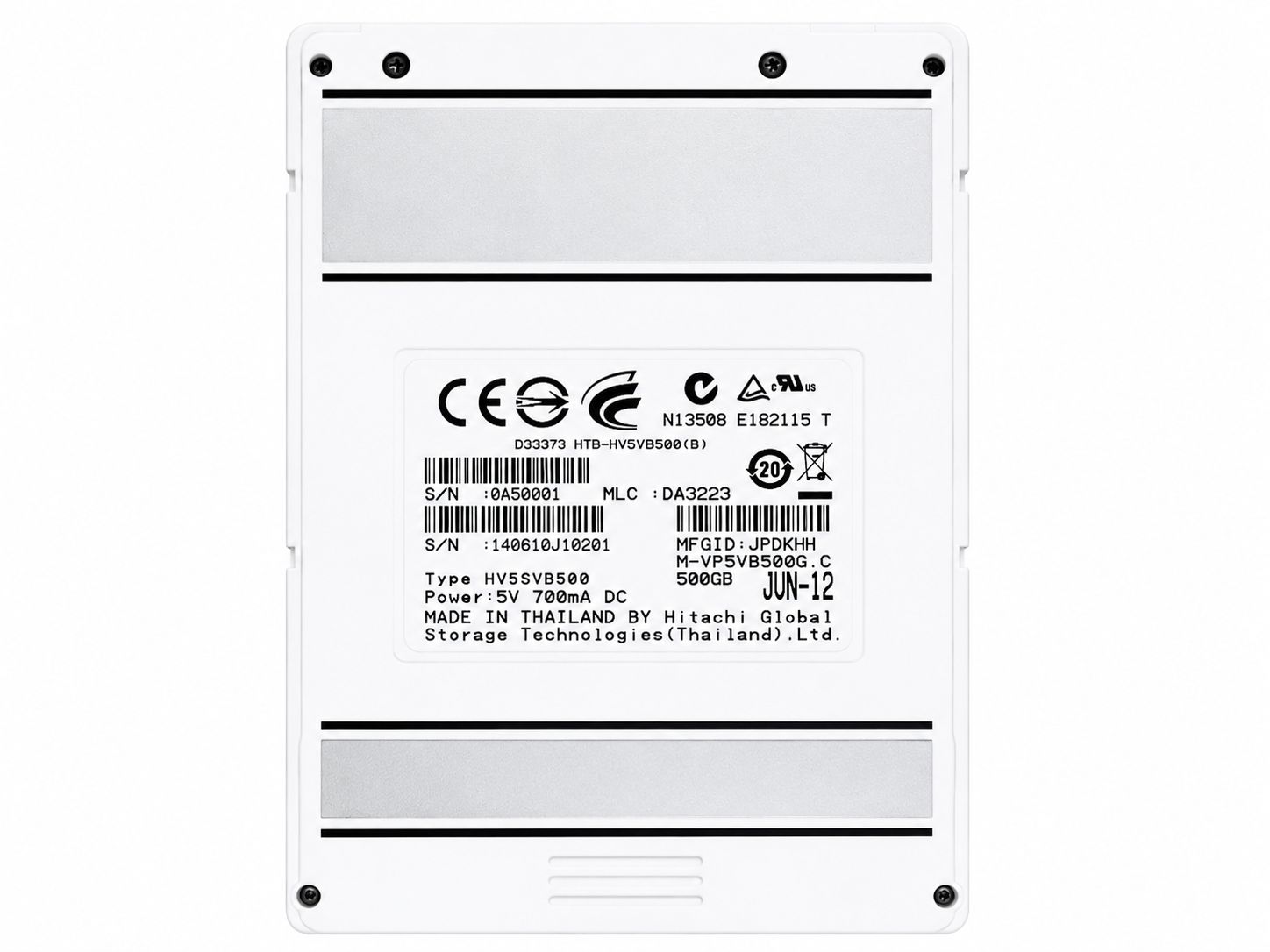 ☆動作確認済 maxell iVDR-S 500GB M-VDRS500G.C｜健康状態正常｜初期