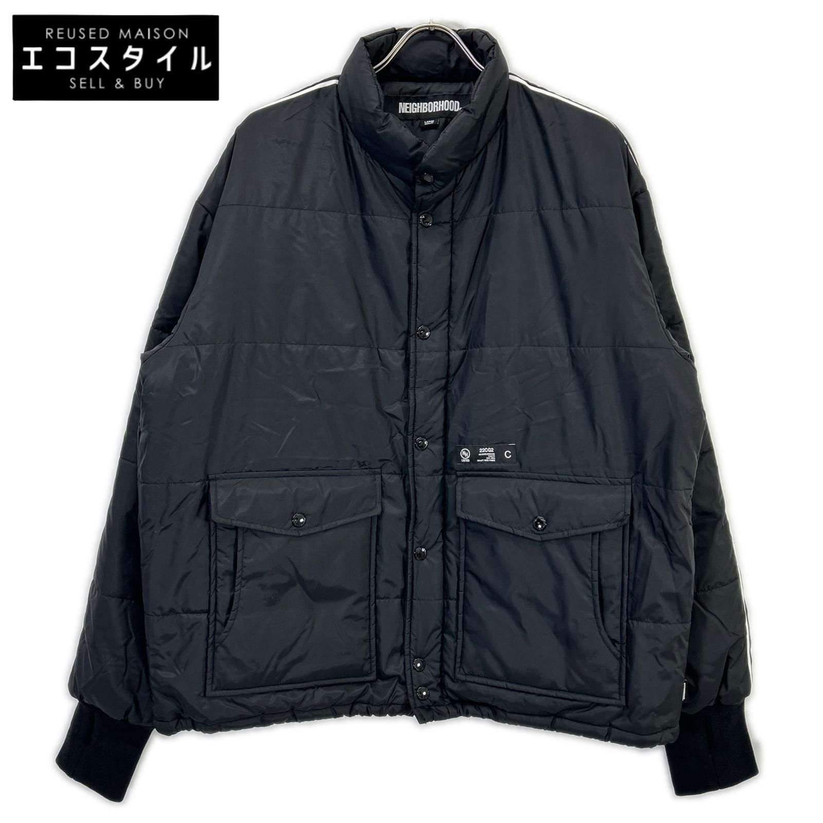 NEIGHBORHOOD ネイバーフッド 222TSNH-JKM07 22AW ブラック TRACKER JK . NY スリーブライントラッカージャケット L