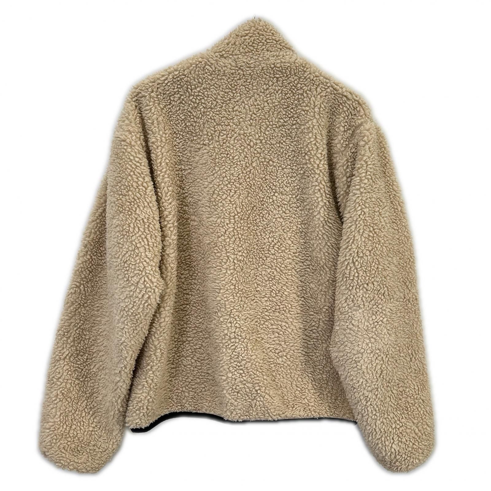 高品質，人気 STUSSY ステューシー ブラック×ベージュ SHERPA ボア 